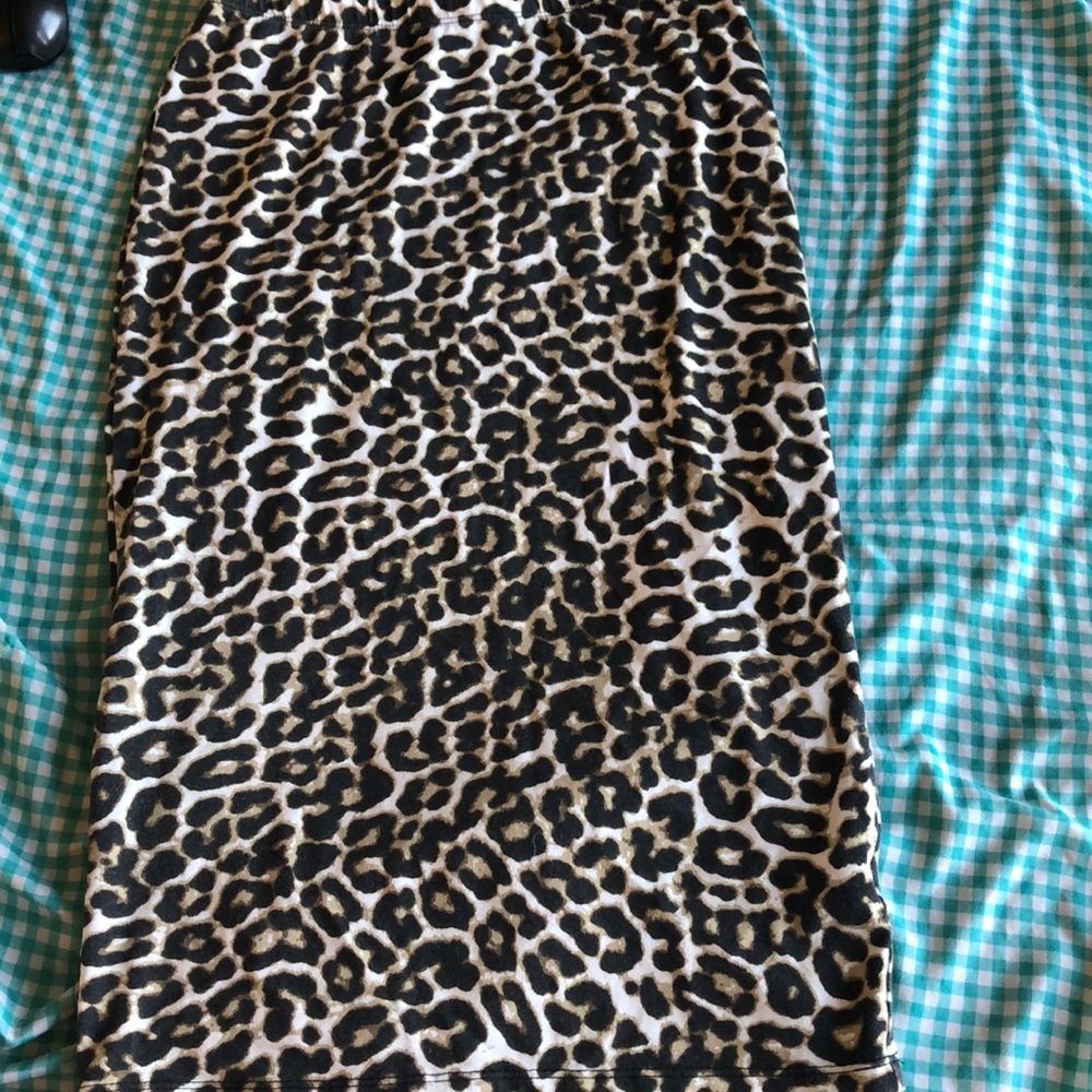 Leopard Print Pencil Skirt‼️